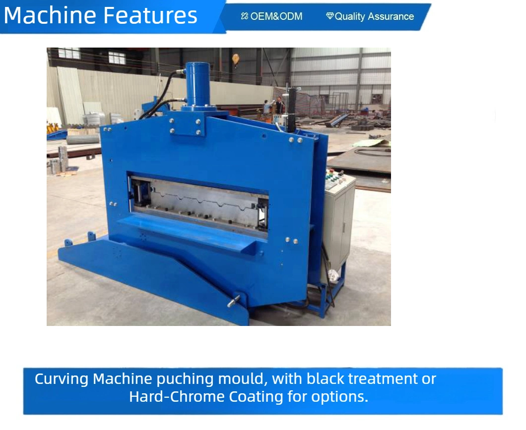 Automatic Crimping Curving Machine for Roof Panel Crimping Machine for Standing Seam