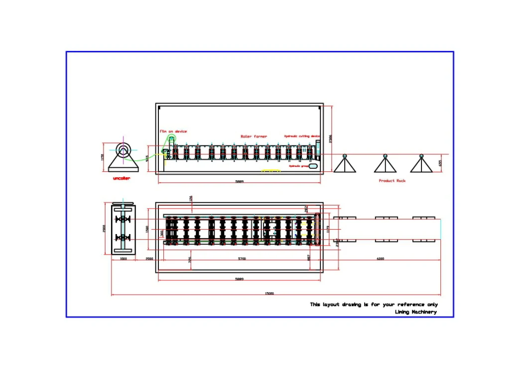 Seam Lock Roll Forming Machine with Hydraulic Panel Roofing Tile