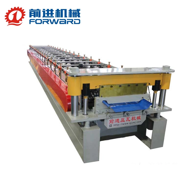 Standing Seam Metal Roof Machine / Red Steel Roof Tiles Making Machine / Galvanized Iron Roofing Sheets Used Roll Forming Machines Price