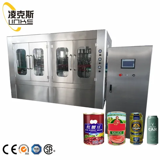 缶充填用自動シール機